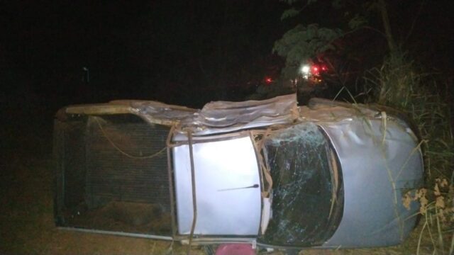 Capotamento com vítima fatal é registrado no município de Monte Carmelo (MG)