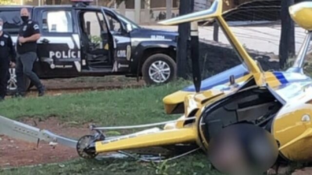 Aeronave cai em Rio Verde e dois homens ficam feridos