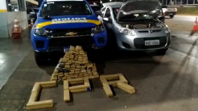 CPR realiza grande apreensão de maconha na GO-330 em Pires do Rio