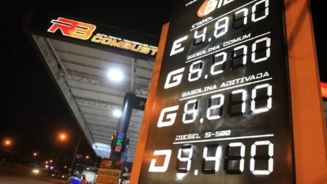 Gasolina chega a R$ 6,27 e etanol a R$ 4,87 em Goiânia