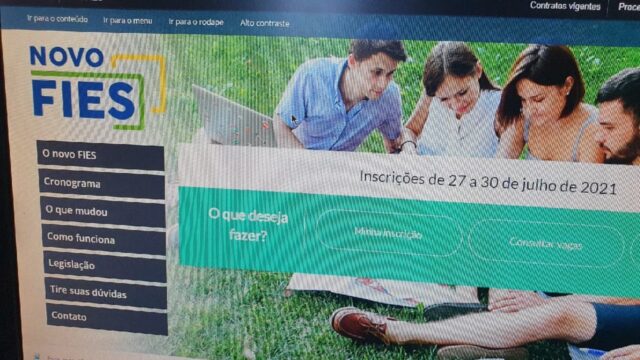 Inscrições para o Fies do segundo semestre começam hoje