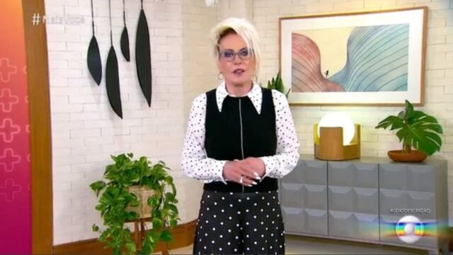Ana Maria Braga pega Covid e passa bem: 'São sintomas de gripe, mas não me sinto prostrada'