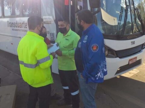 Dirigentes do Sindicato Metabase realizam visita de inspeção de segurança na empresa Mosaic Fertilizantes Terminal