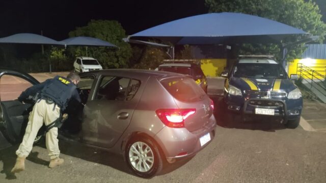 Pintor é preso com carro furtado na BR 050, em Catalão
