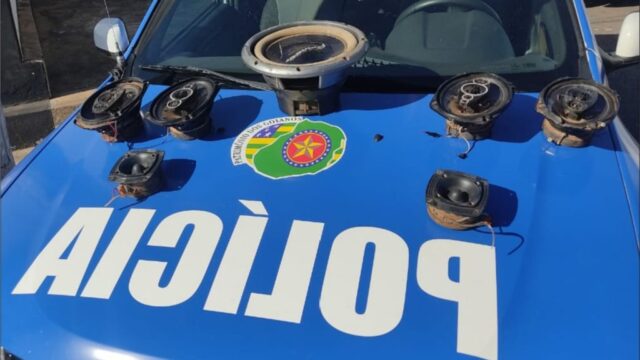 Polícia Militar prende em Catalão suspeitos de furto e receptação de caixa de som e aparelhagem