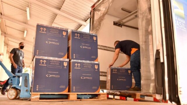 Goiás recebe mais 87.750 vacinas contra Covid-19