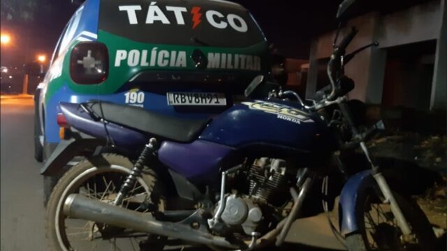 Equipe Tático Móvel recupera moto com restrição de furto em Catalão