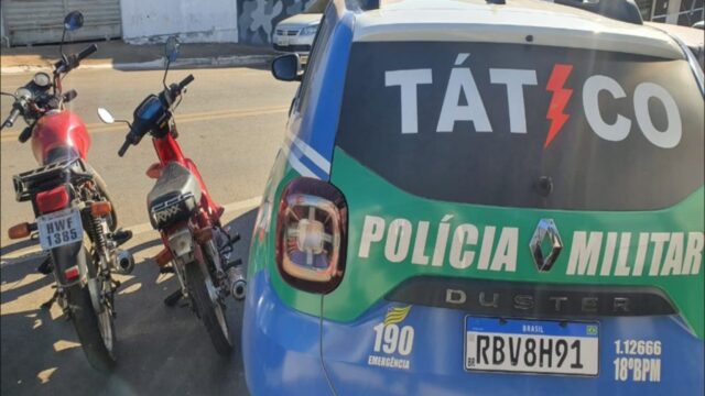Em Catalão, PM recupera motos furtadas após veículos serem anunciados na internet
