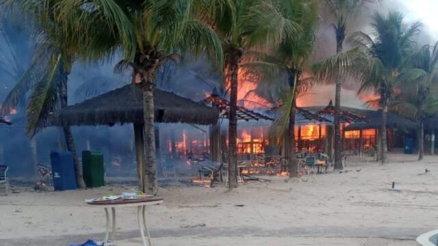 Incêndio atinge o Hot Park, em Rio Quente; vídeo