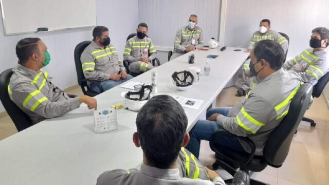 Dirigentes do Sindicato Metabase realiza visita de inspeção de segurança na empresa Cmoc