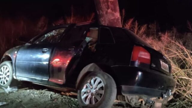 Acidente causado por motorista bêbado deixa mulher e criança mortas na BR-153, em Piracanjuba, diz PRF