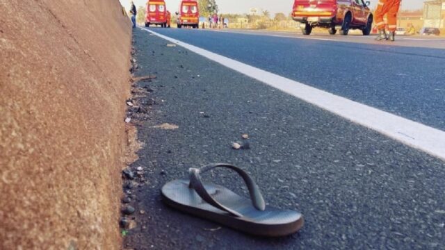 Criança morre atropelada na BR 365, em Uberlândia