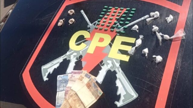 CPE prende traficante e apreende drogas no Bairro dos Lucas, em Catalão