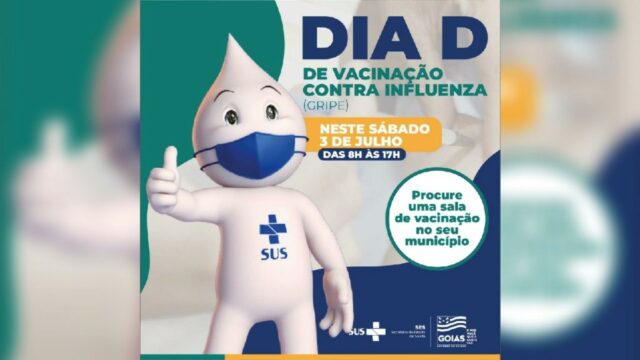 Sábado é 'Dia D' de vacinação contra a gripe em Catalão