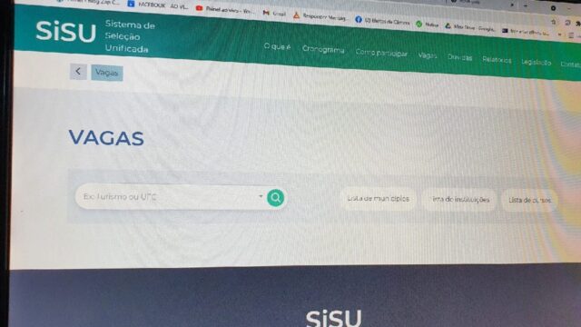 Inscrições para o Sisu começam hoje