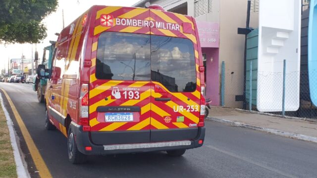 Motociclista fica ferido após acidentar em avenida de Catalão