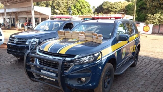 PRF e PM apreendem carga de droga avaliada em R$ 2,5 milhões na BR-452, em Itumbiara