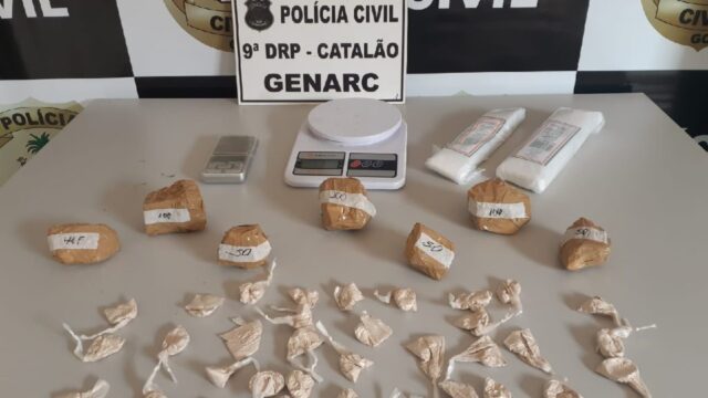 Polícia Civil prende dupla de traficantes no Centro de Catalão