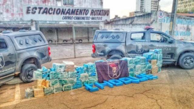 Apreensão de maconha após confronto perto de Anápolis supera uma tonelada