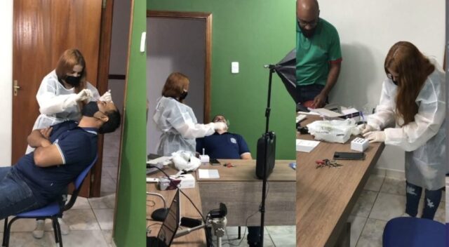 Sindicato Metabase intensifica campanha contra Covid-19, e realiza testagem em diretoria e funcionários