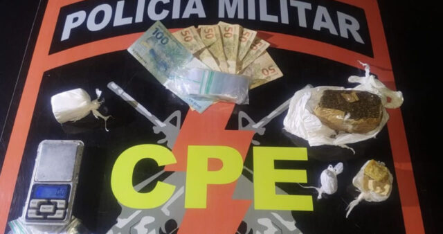 Jovem de 20 anos é preso suspeito de tráfico de drogas em Ipameri