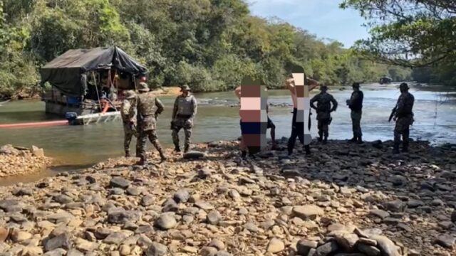 Operação Fecha Garimpo IV: Três suspeitos presos e vários equipamentos apreendidos no Rio Corumbá, nos municípios de Pires do Rio e Orizona