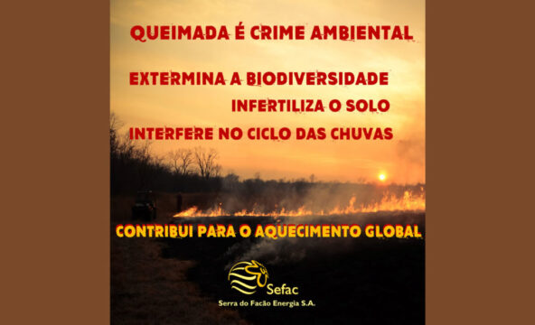 SEFAC promove campanha de Prevenção a queimadas
