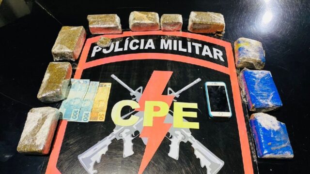 CPE realiza prisão de suspeito por tráfico de drogas em Catalão