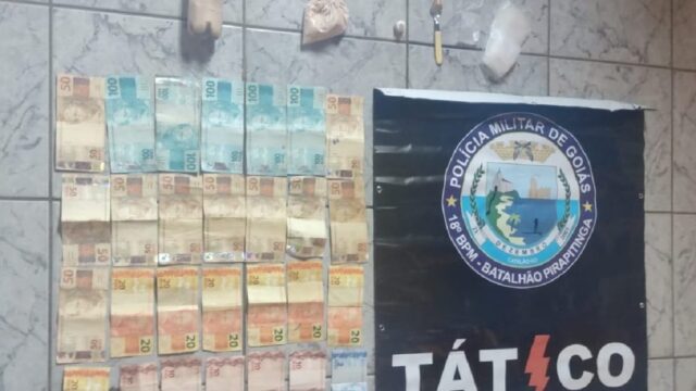 Equipe Tático Móvel prende homem suspeito de traficar drogas em Catalão