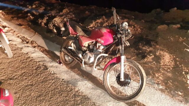 Motociclista fica ferido após queda na GO-210 no município de Catalão