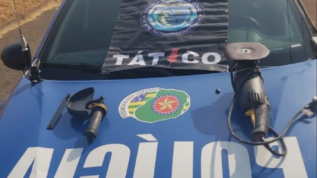 Equipe Tático Móvel prende suspeito por crime de receptação em Catalão