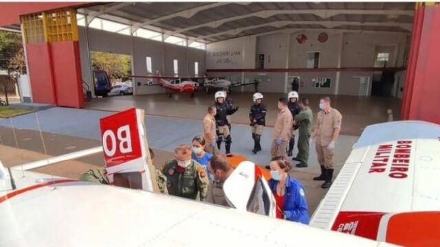 Em Catalão, bombeiros resgatam bebê que aspirou semente de laranja