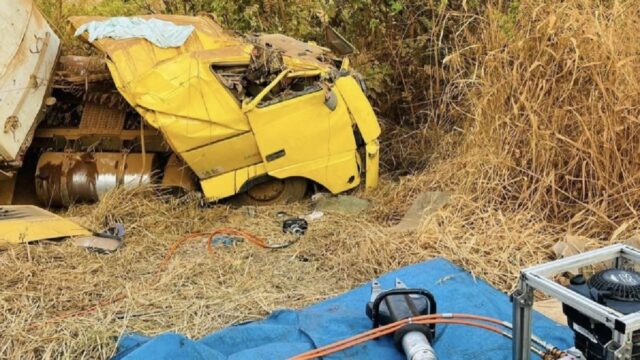 Motorista morre após acidente com carreta carregada na Serra do Funil em Guarda-Mor