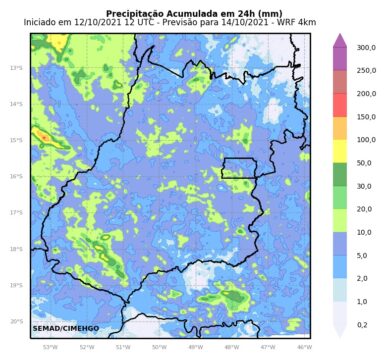 Confira o prognostico de chuva para os próximos dias em Catalão e região