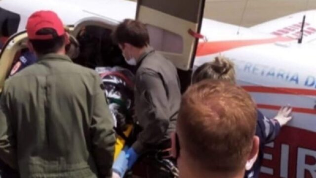 Homem sofre traumatismo craniano ao pular em piscina, em Caldas Novas