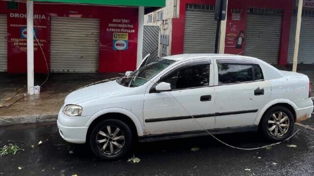 Criança de 11 anos é atingida por descarga elétrica durante temporal em Uberlândia