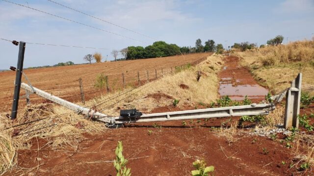 Temporal deixa moradores de Nova Aurora sem energia elétrica por mais de 24 horas