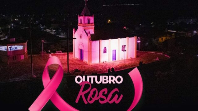 Outubro Rosa: Morrinho de São João recebe iluminação especial em apoio à campanha do mês de prevenção ao câncer de mama