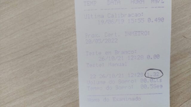 PRF atende acidente na BR-050 com motorista bêbado