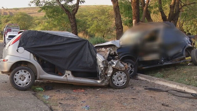 Acidente deixa ao menos cinco mortos na BR-040, em Cristalina