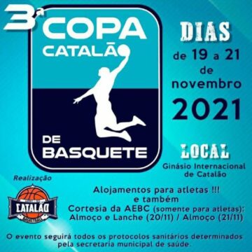 3ª Copa Catalão de Basquete acontece neste fim de semana