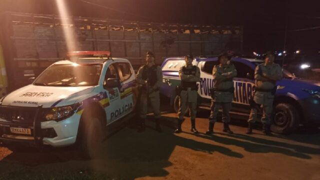 Ação conjunta do BPMRural e PMMG recupera gado furtado de Catalão em fazenda de Unaí (MG)