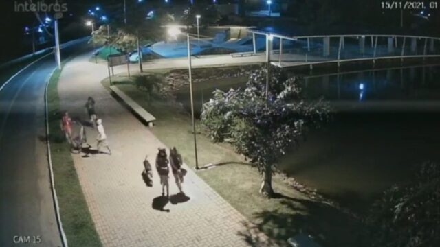 Em Ipameri, PM apreende adolescentes suspeitos de danificar câmeras de segurança do Lago Municipal