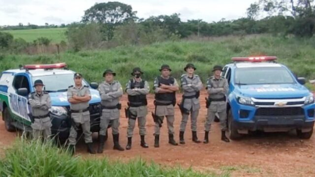 Em Catalão, Batalhão Rural recupera 14 cabeças de gado furtadas, prende suspeito do furto e apreende arma de fogo