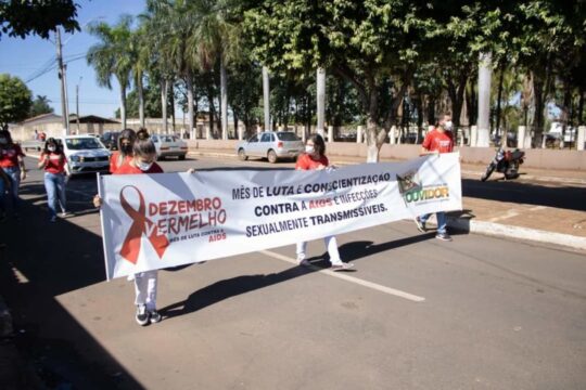 Prefeitura de Ouvidor e Secretaria Municipal da Saúde Realiza Ações Para Campanha Dezembro Vermelho