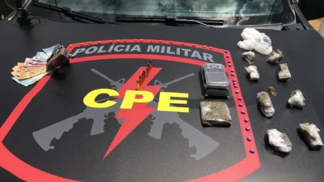 CPE realiza prisão de suspeito por tráfico de drogas no Jardim Paraíso em Catalão