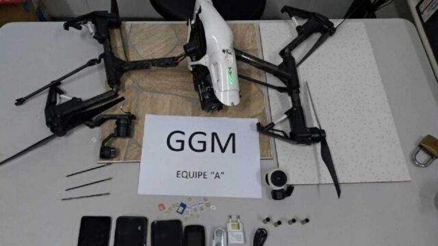 Polícia Penal intercepta 20 drones nas imediações das unidades prisionais de Goiás em 2021