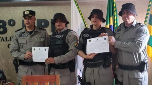Militares da Companhia do Batalhão Rural recebem homenagem de comandantes por sucesso em operação