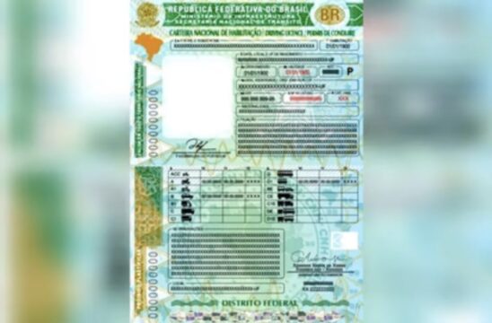 Veja como será a nova CNH usada no Brasil a partir de junho de 2022