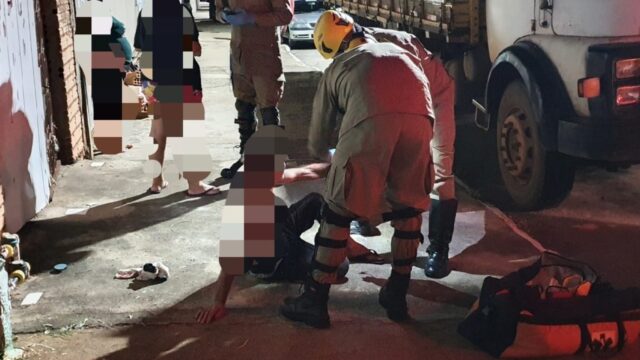 Idoso é esfaqueado no braço durante roubo em Catalão